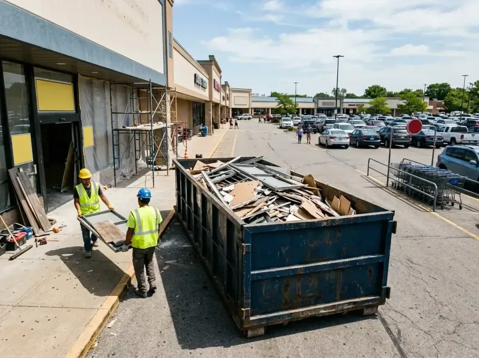 retail-store-renovation-debris-003 — frequently asked questions, Roll-off Dumpster Rentals in New Albany, MS